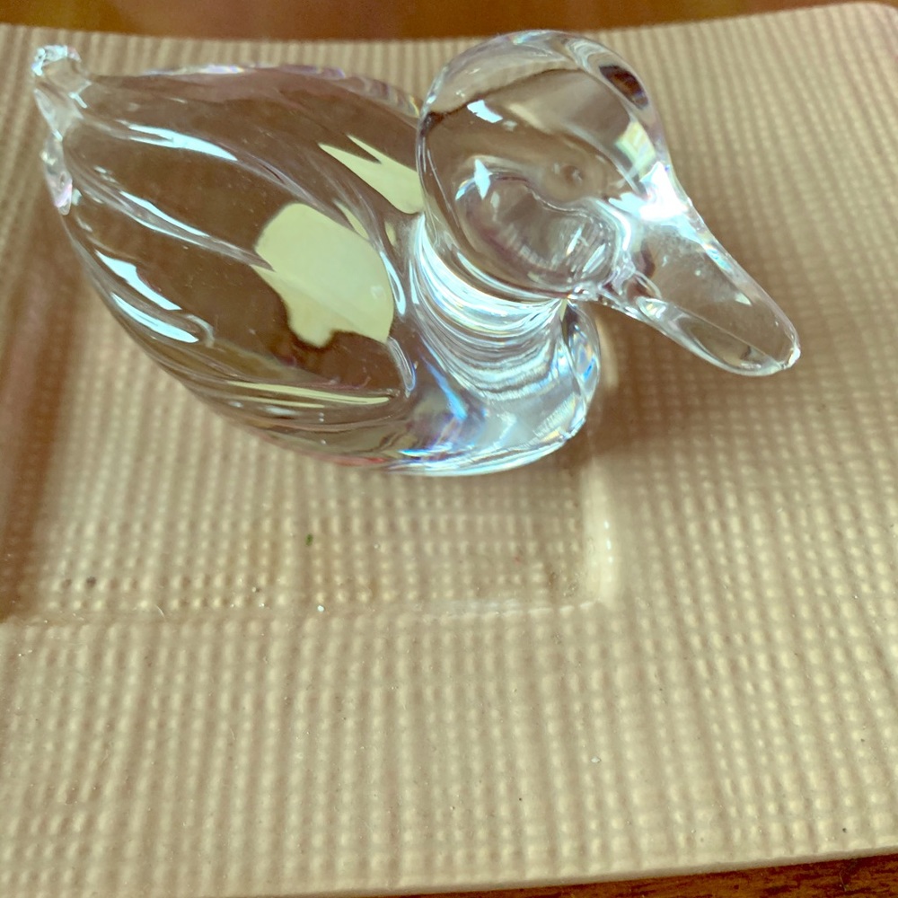 Duck lead crystal